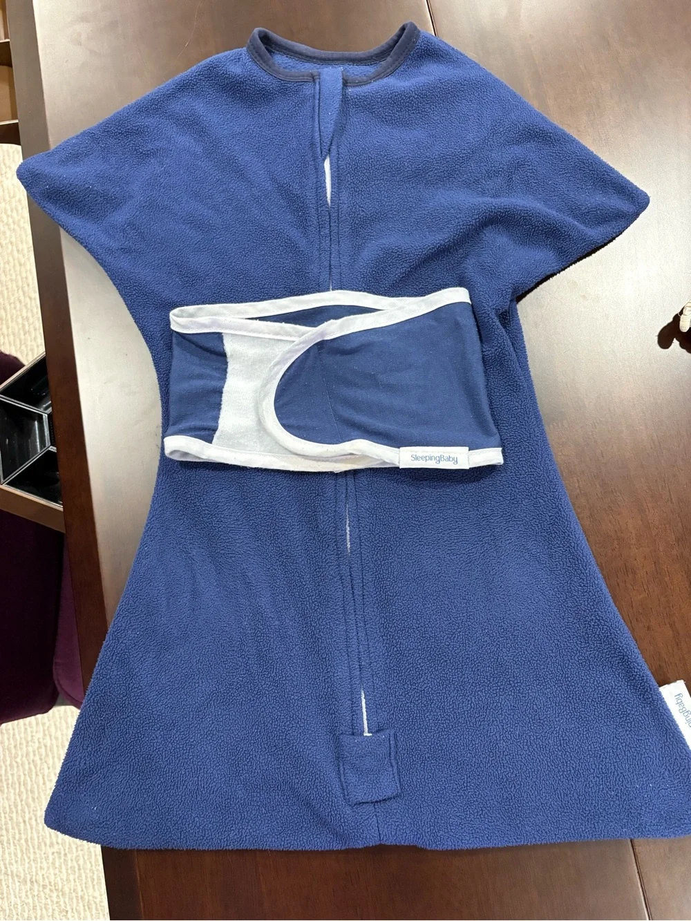 Sleeping Baby cozy navy